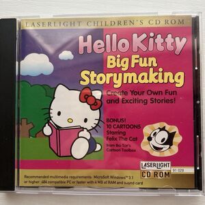 Vintage HELLO KITTY BIG FUN STORYMAKING cd-rom 1995